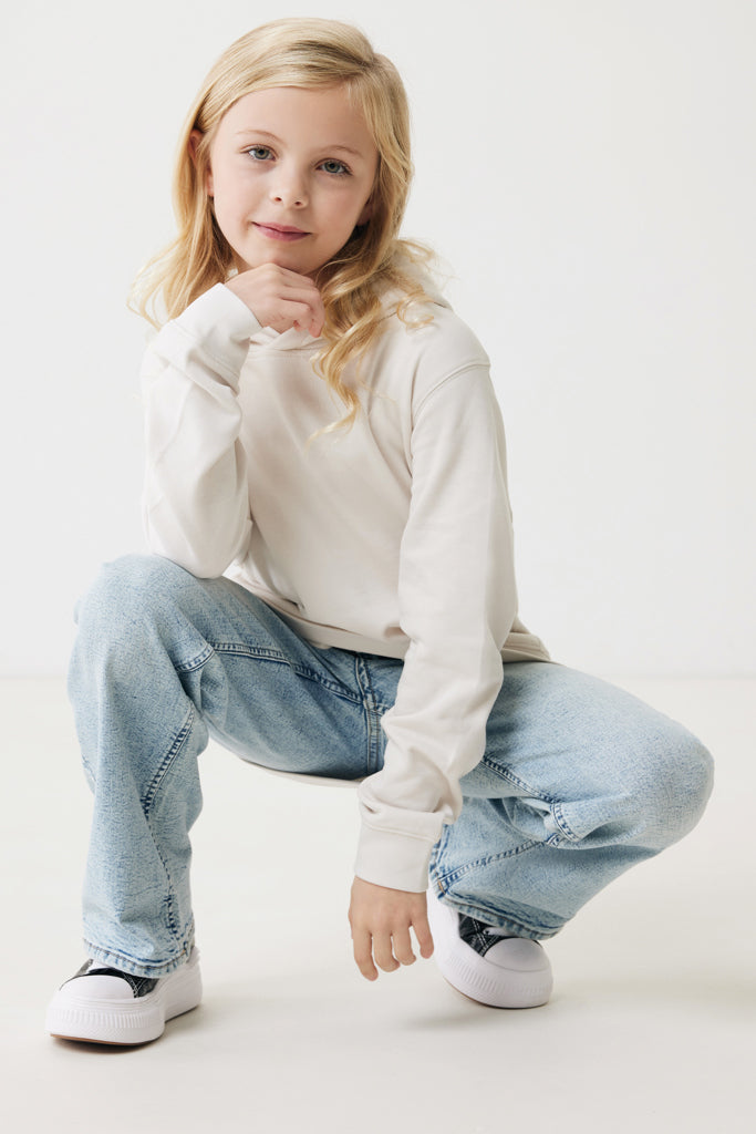 IQONIQ Yengo lasten huppari kierrätetystä puuvillasta-122