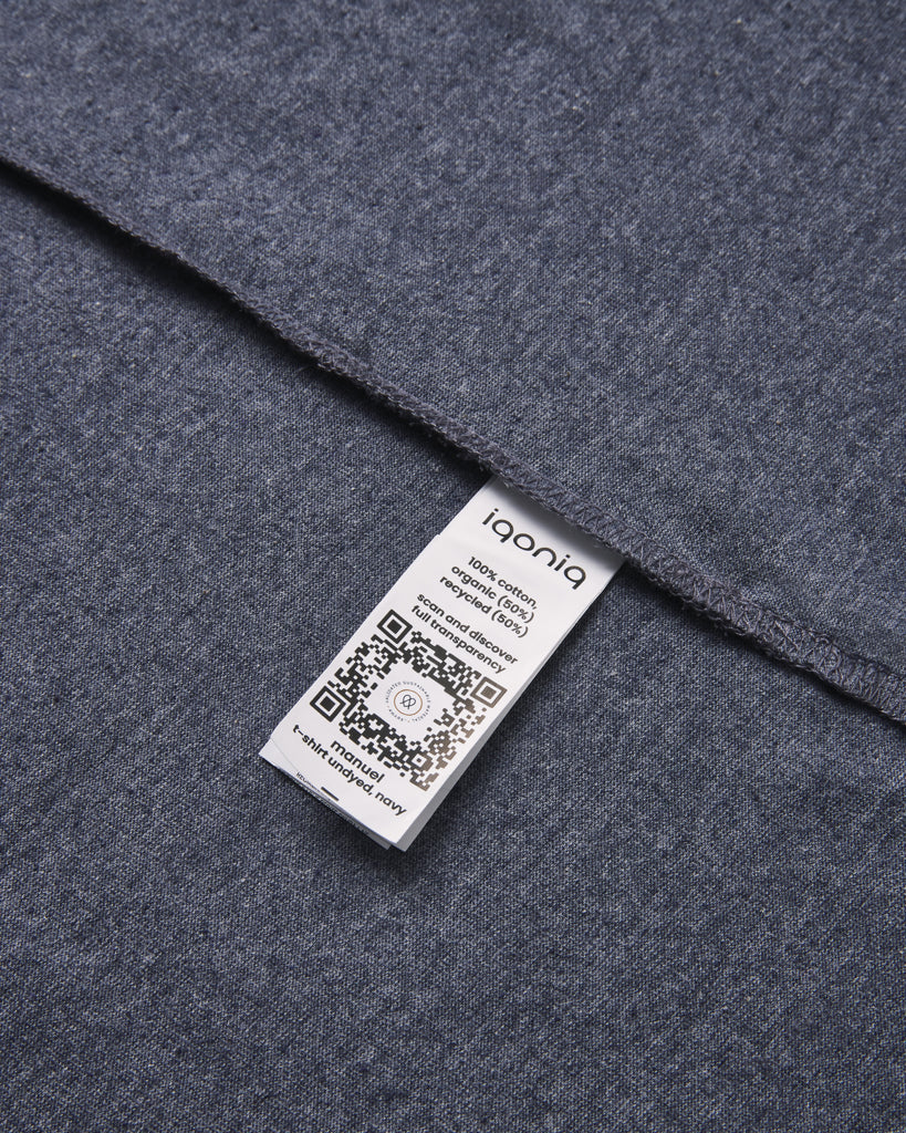 IQONIQ Manuel värjäämätön t-paita kierrätetystä puuvillasta-53