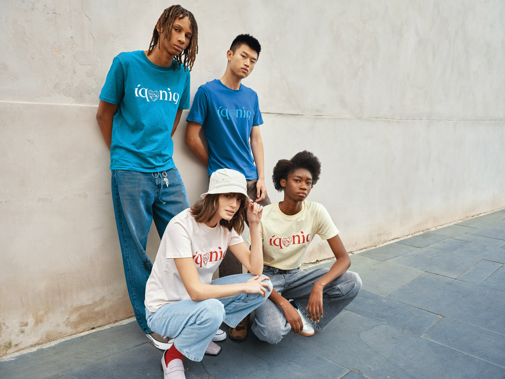 IQONIQ Brett t-paita kierrätetystä puuvillasta-378