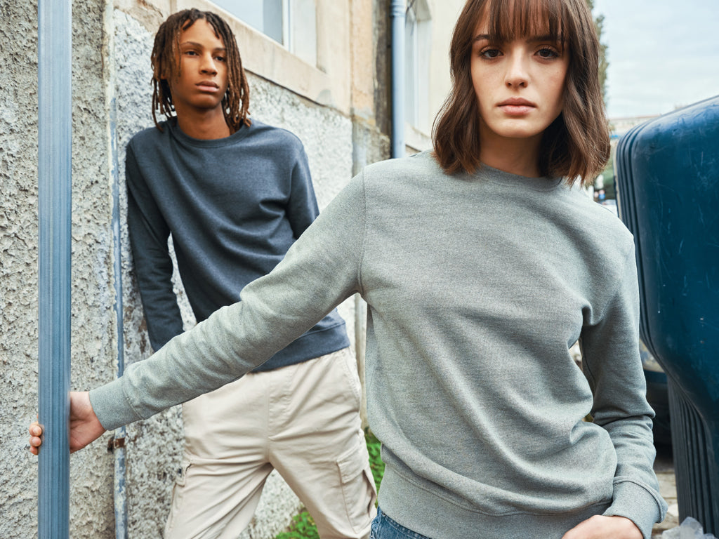 IQONIQ Denali värjäämätön collegepaita kier. puuvillasta-27