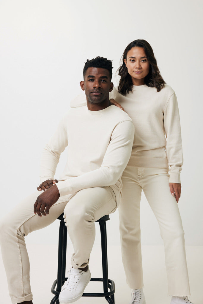 IQONIQ Denali värjäämätön collegepaita kier. puuvillasta-93