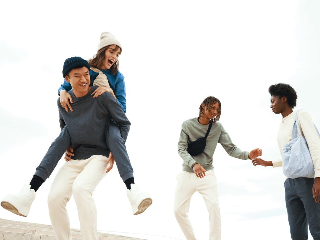 IQONIQ Denali värjäämätön collegepaita kier. puuvillasta-96