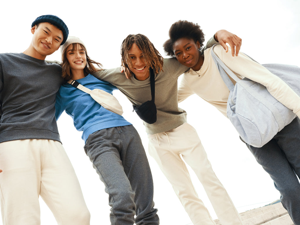 IQONIQ Denali värjäämätön collegepaita kier. puuvillasta-115