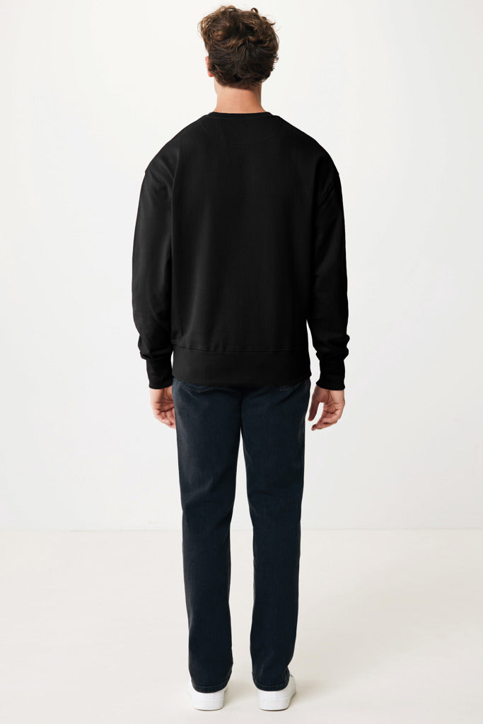 IQONIQ Kruger rento collegepaita kierrätetystä puuvillasta-6