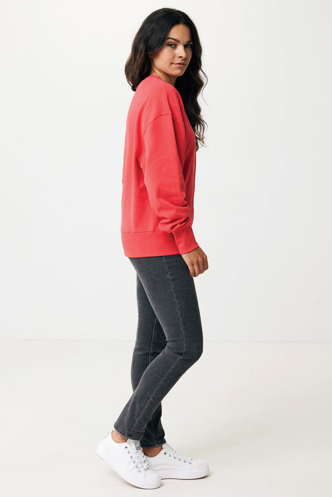 IQONIQ Kruger rento collegepaita kierrätetystä puuvillasta-70