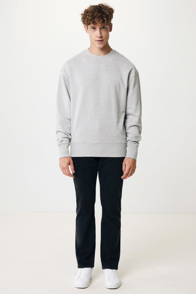 IQONIQ Kruger rento collegepaita kierrätetystä puuvillasta-148