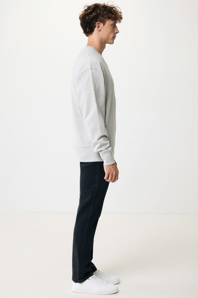 IQONIQ Kruger rento collegepaita kierrätetystä puuvillasta-149