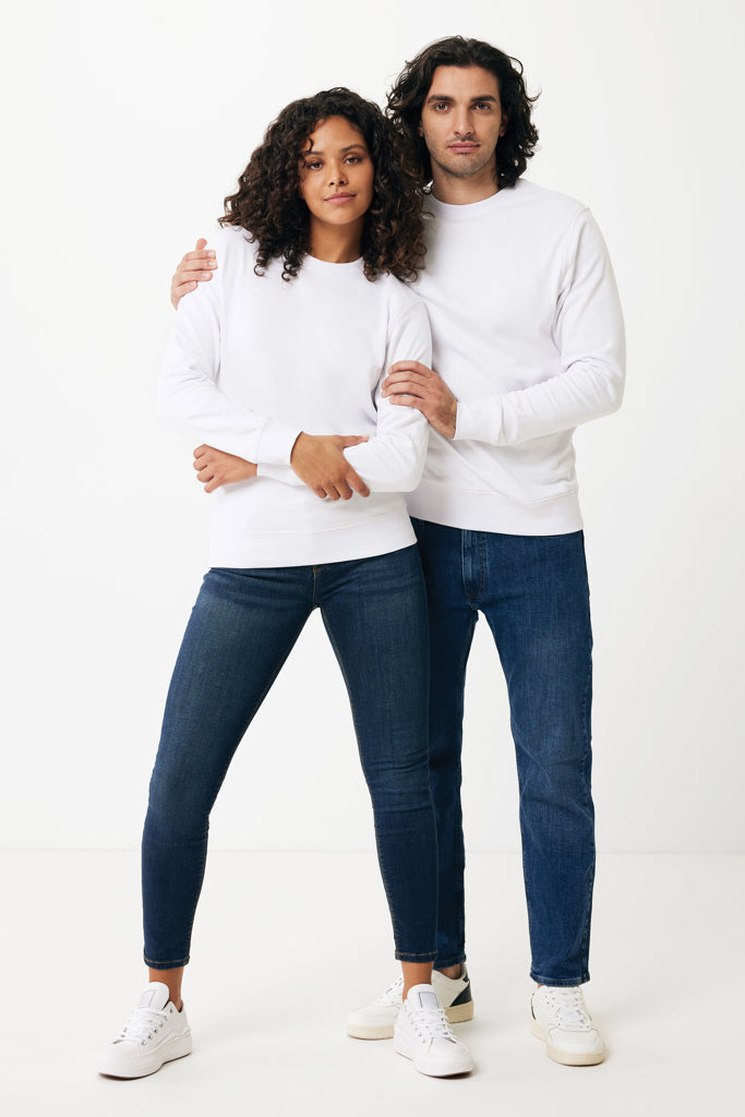 IQONIQ Etosha kevyt collegepaita kierrätetystä puuvillasta-38