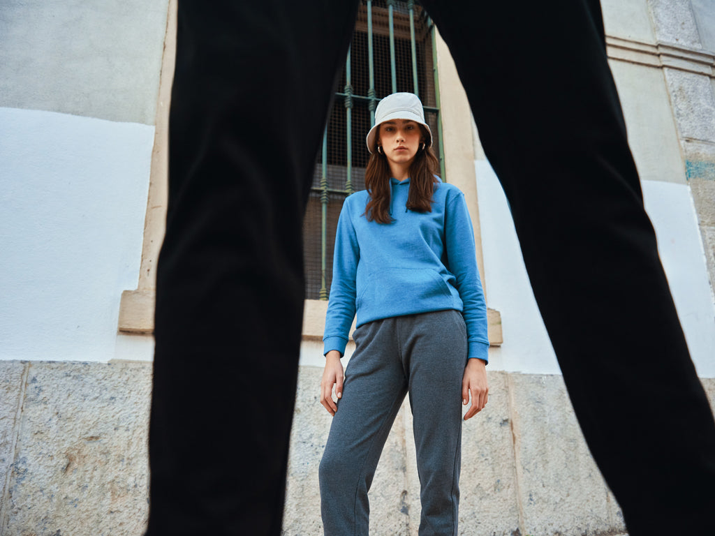 IQONIQ Cooper joggersit kierrätetystä puuvillasta-9