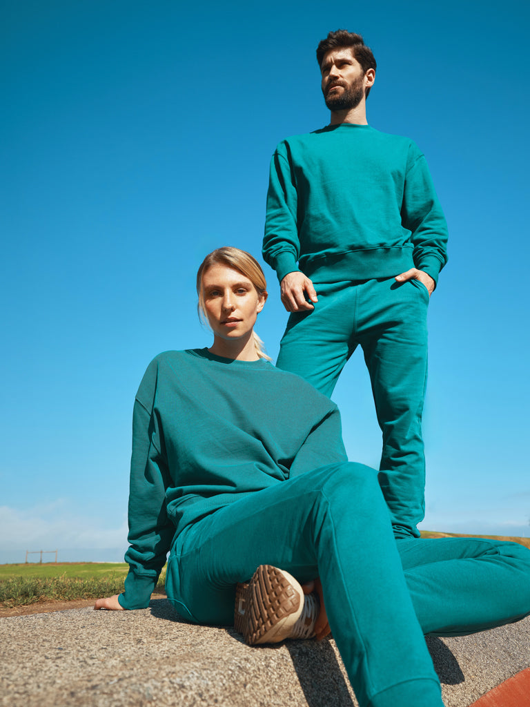 IQONIQ Cooper joggersit kierrätetystä puuvillasta-43