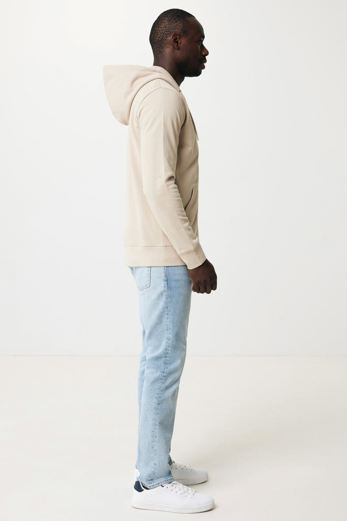 IQONIQ Abisko vetoketjullinen huppari puuvillasta-56