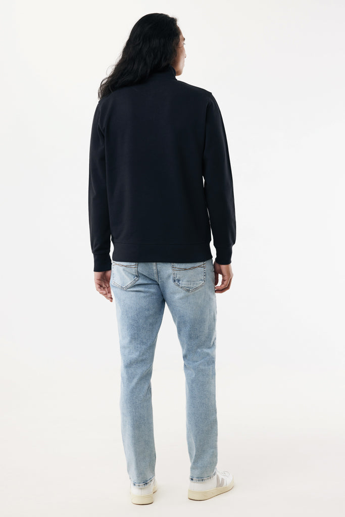 IQONIQ Elgon -vetoketjullinen collegepaita kierrätyspuuvilla-6