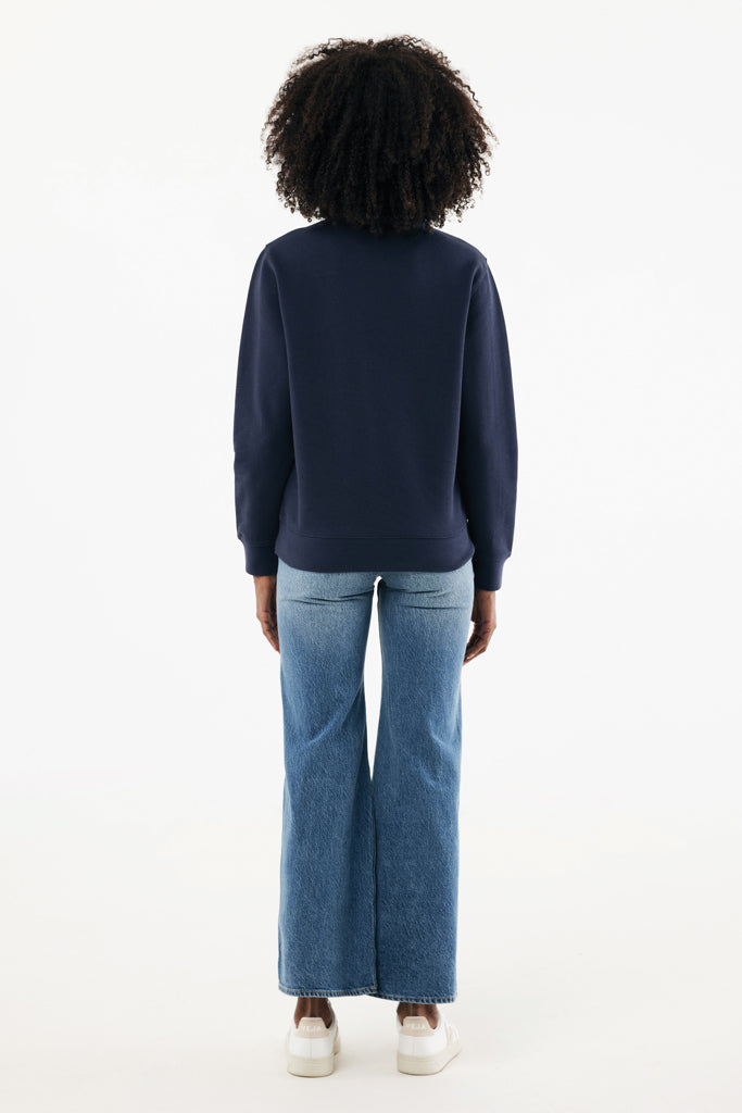 IQONIQ Elgon -vetoketjullinen collegepaita kierrätyspuuvilla-24