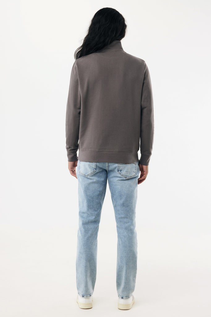 IQONIQ Elgon -vetoketjullinen collegepaita kierrätyspuuvilla-58