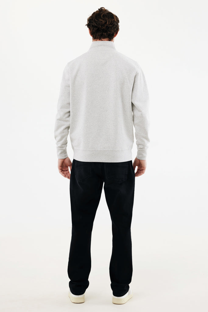 IQONIQ Elgon -vetoketjullinen collegepaita kierrätyspuuvilla-74