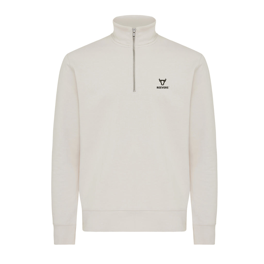 IQONIQ Elgon -vetoketjullinen collegepaita kierrätyspuuvilla-94