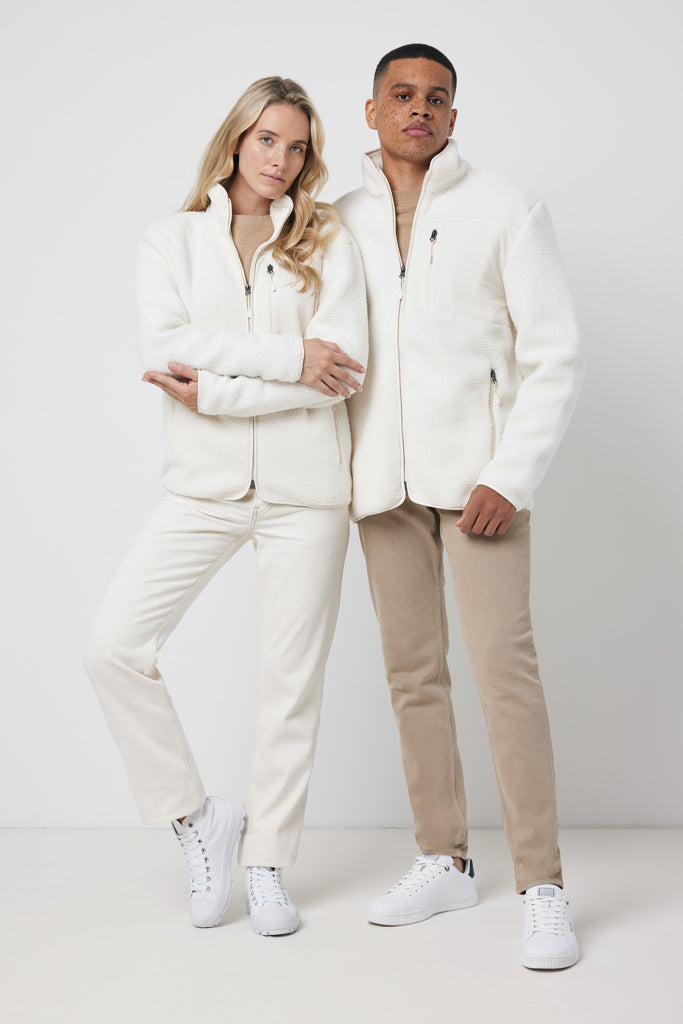 IQONIQ Diran teddyfleecetakki kierrätetystä polyesteristä-19