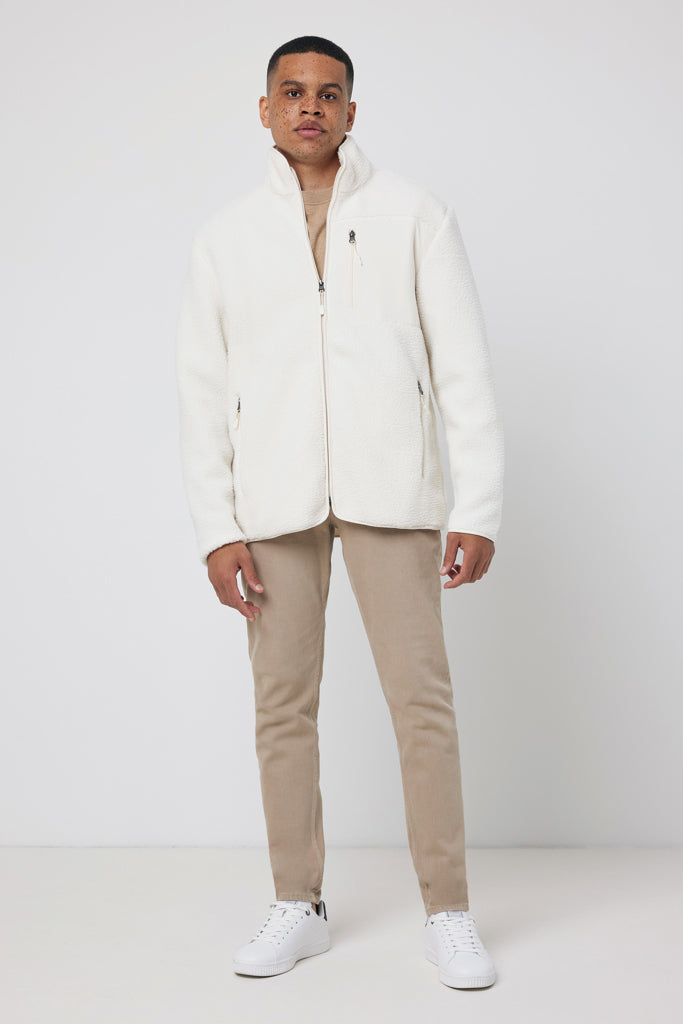 IQONIQ Diran teddyfleecetakki kierrätetystä polyesteristä-20