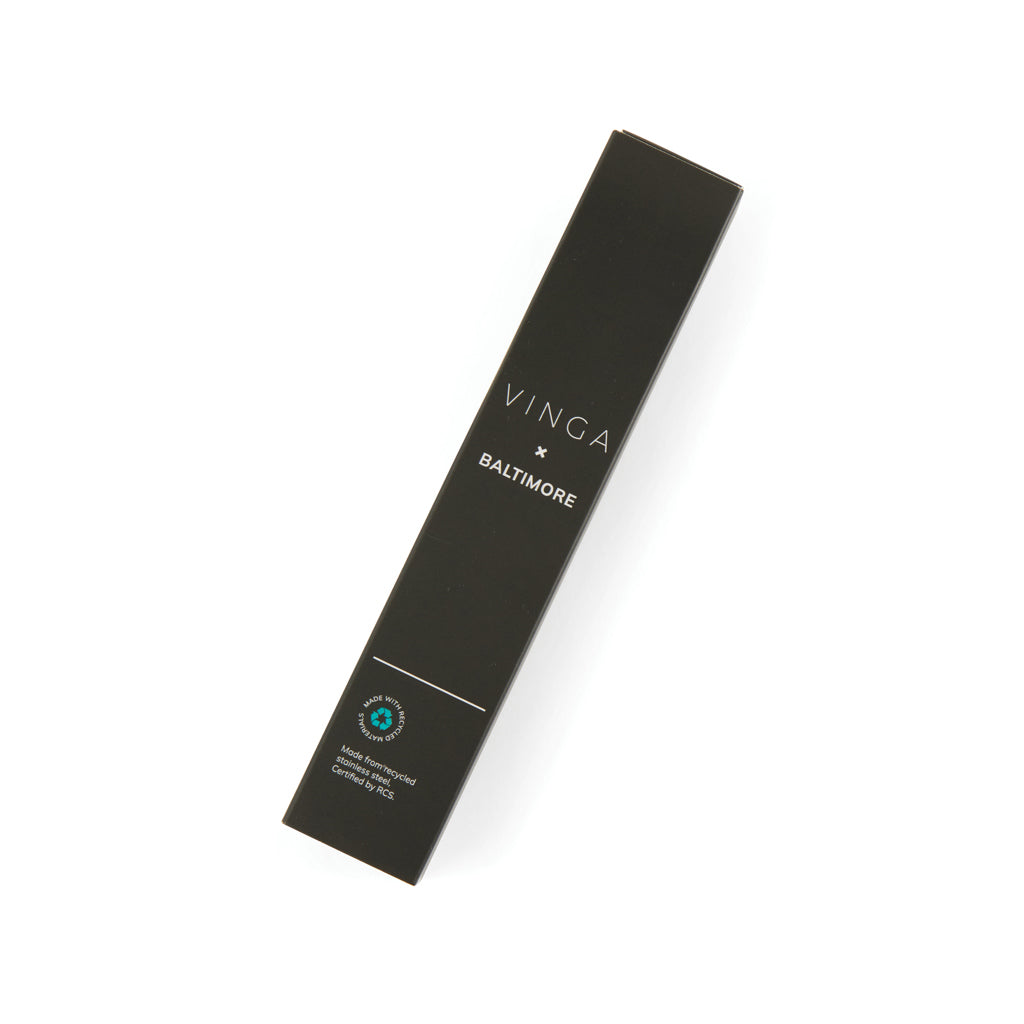 VINGA Baltimore RCS -kuulakärkikynä kierrätettyä terästä-9