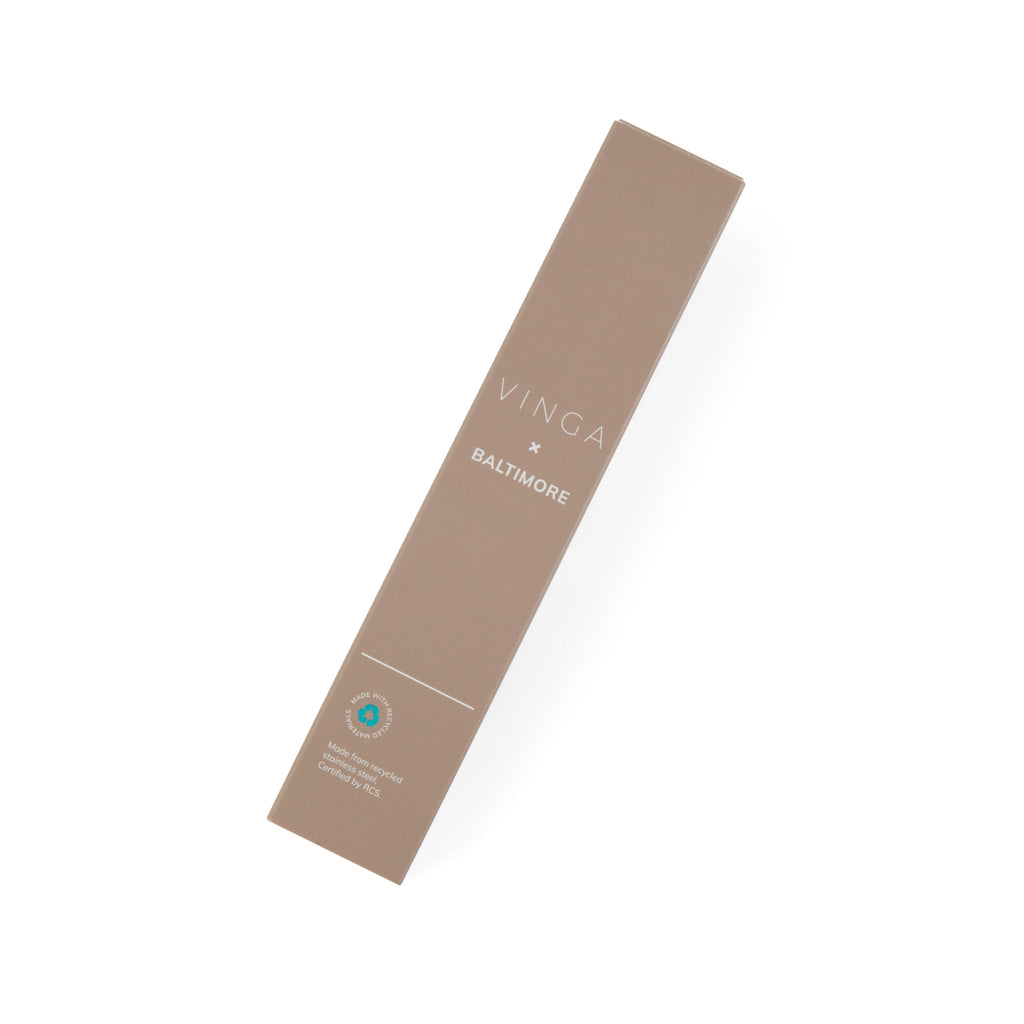 VINGA Baltimore RCS -kuulakärkikynä kierrätettyä terästä-15