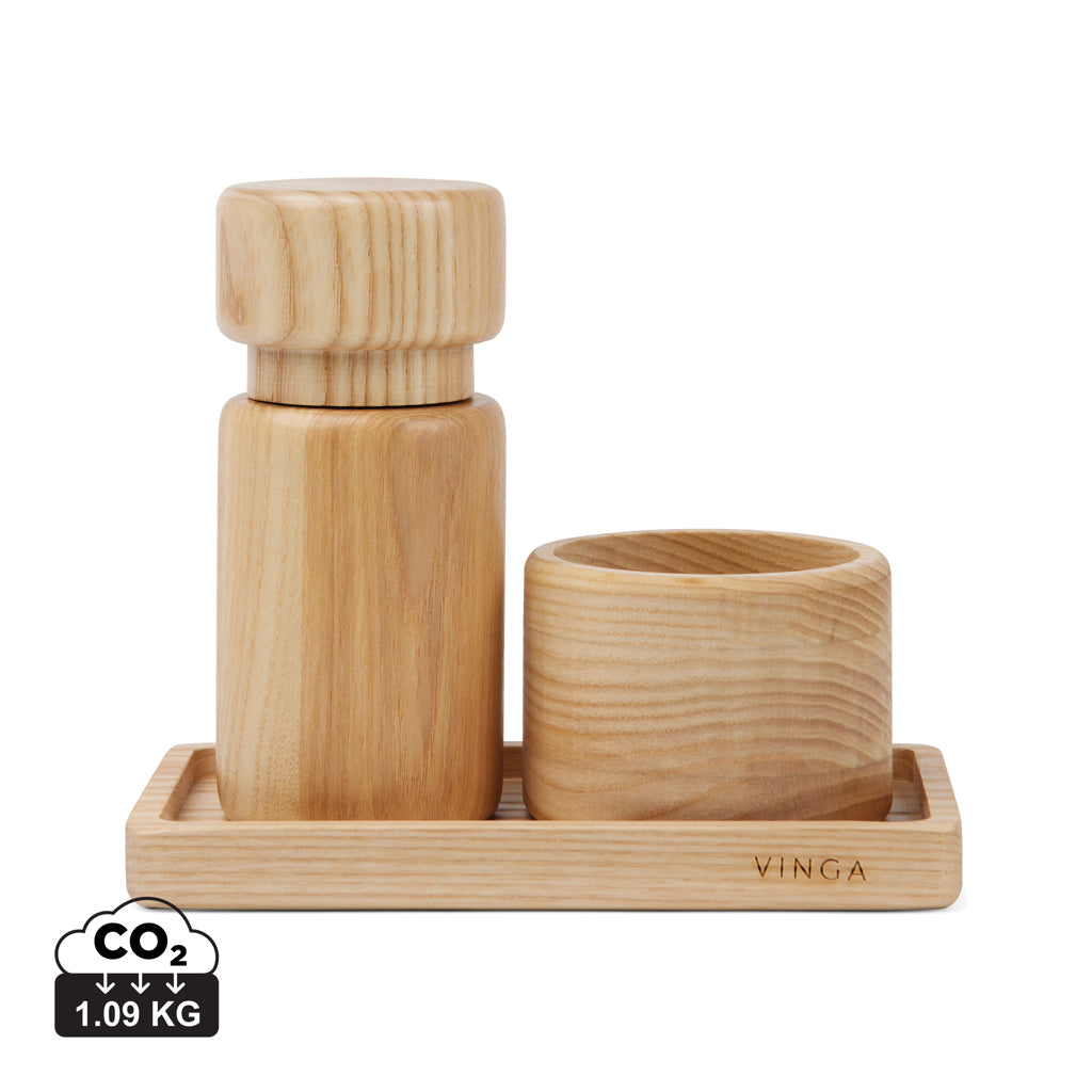 VINGA Retro FSC® tuhka puu-pippuri- ja suolasetti-0
