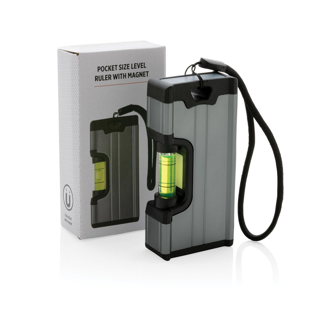 Taskukokoinen vesivaakaviivain magneetilla-4