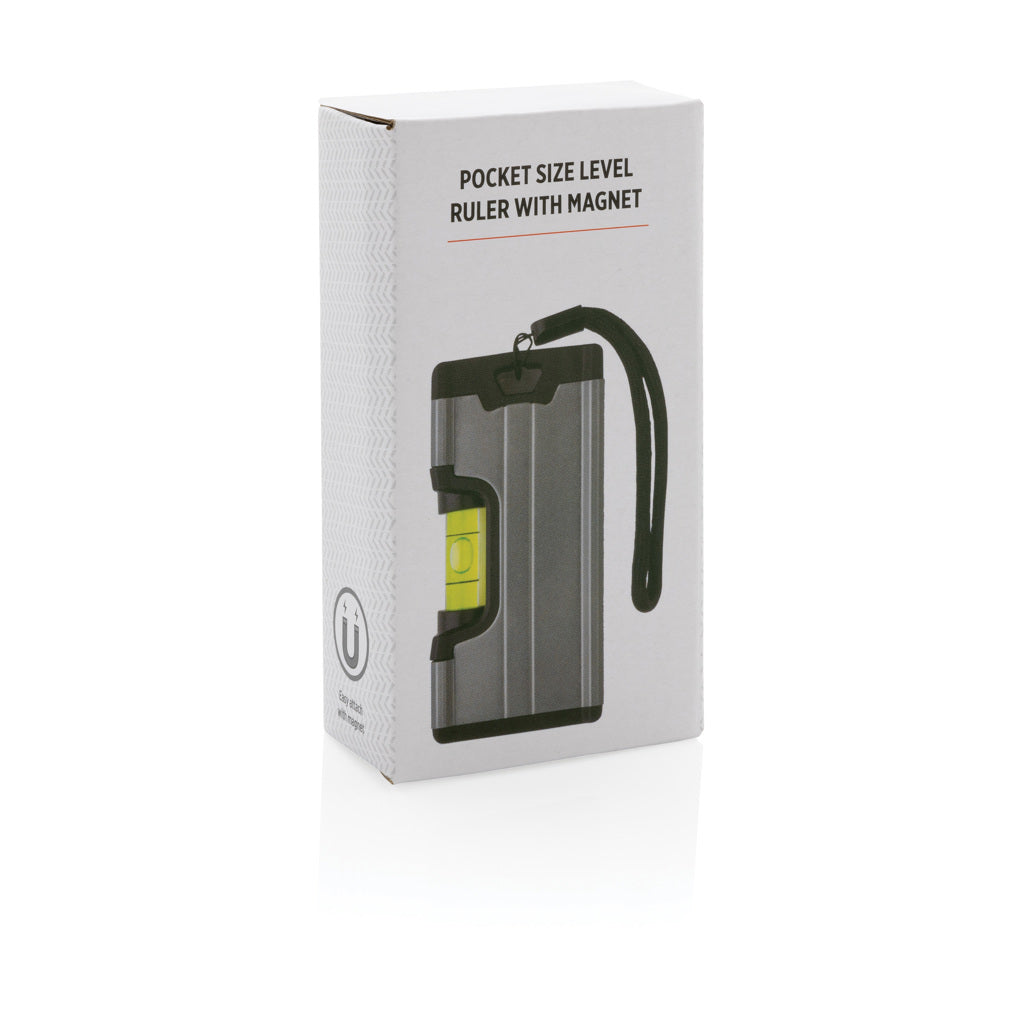 Taskukokoinen vesivaakaviivain magneetilla-5