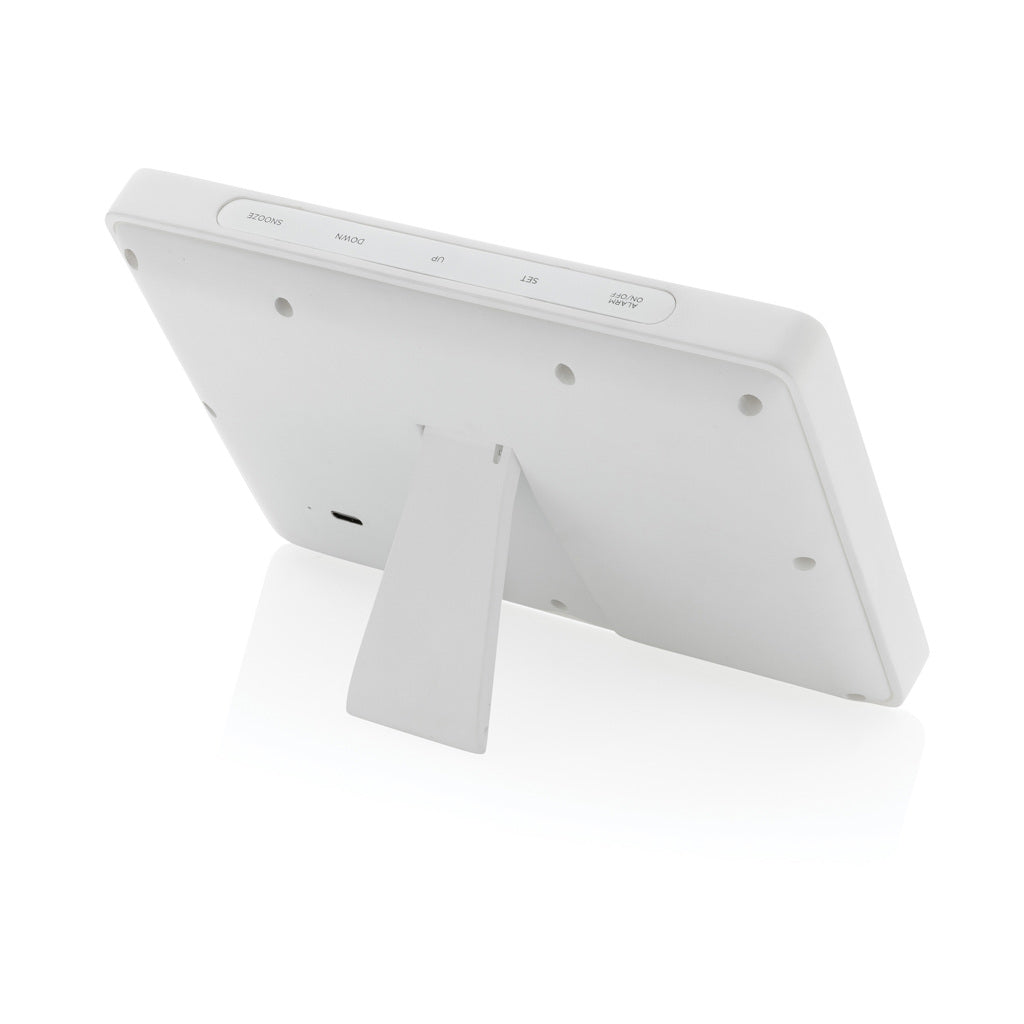 Utah LED kello RCS kierrätetystä muovista ja bambusta-3
