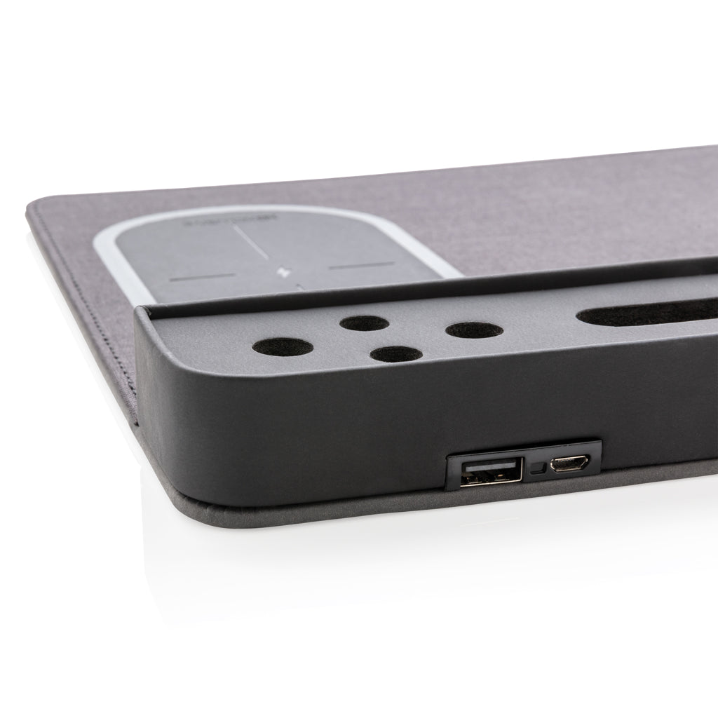 Air-hiirimatto, jossa 5 W:n langaton lataus ja USB-5