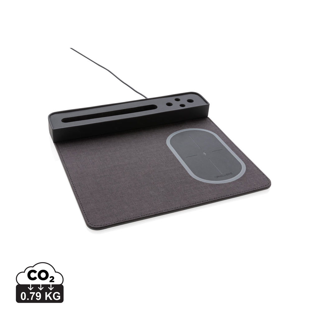 Air-hiirimatto, jossa 5 W:n langaton lataus ja USB-0