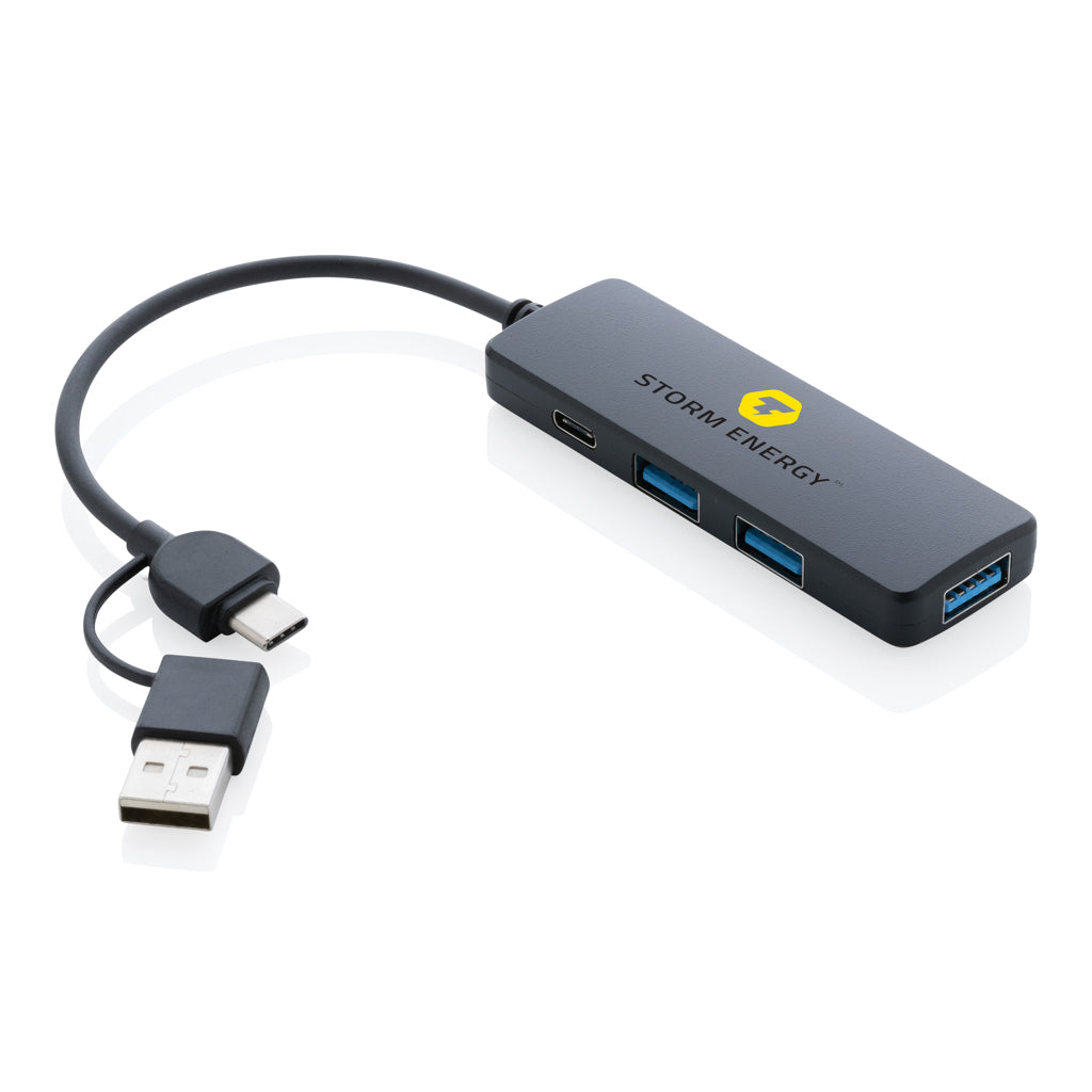 RCS USB hub tuplaliitännällä kierrätetystä muovista-8