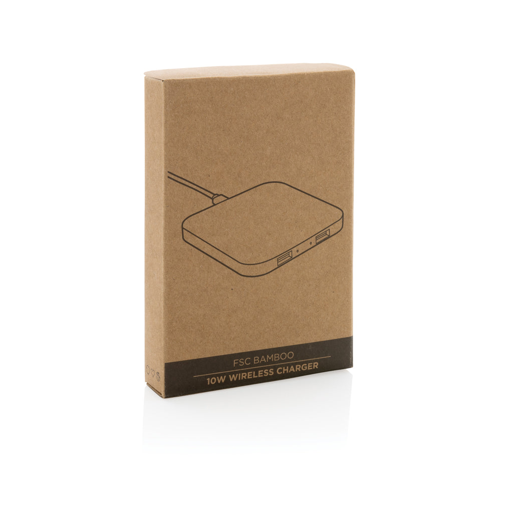 10W bambuinen langaton laturi USB_llä-6