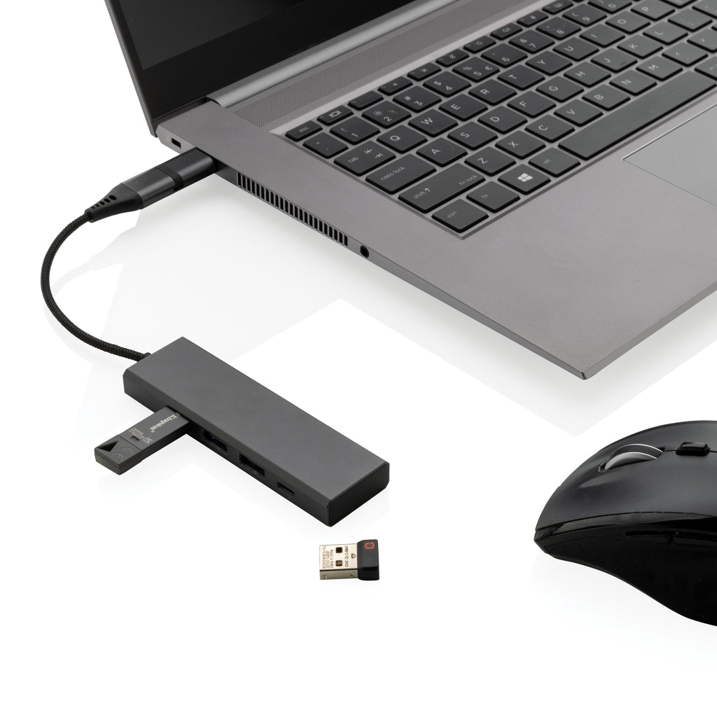 Terra RCS alumiininen USB-hub 3 portilla-2