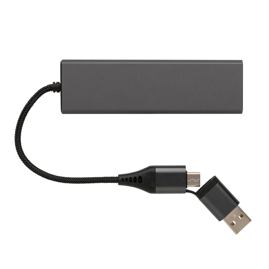 Terra RCS alumiininen USB-hub 3 portilla-3
