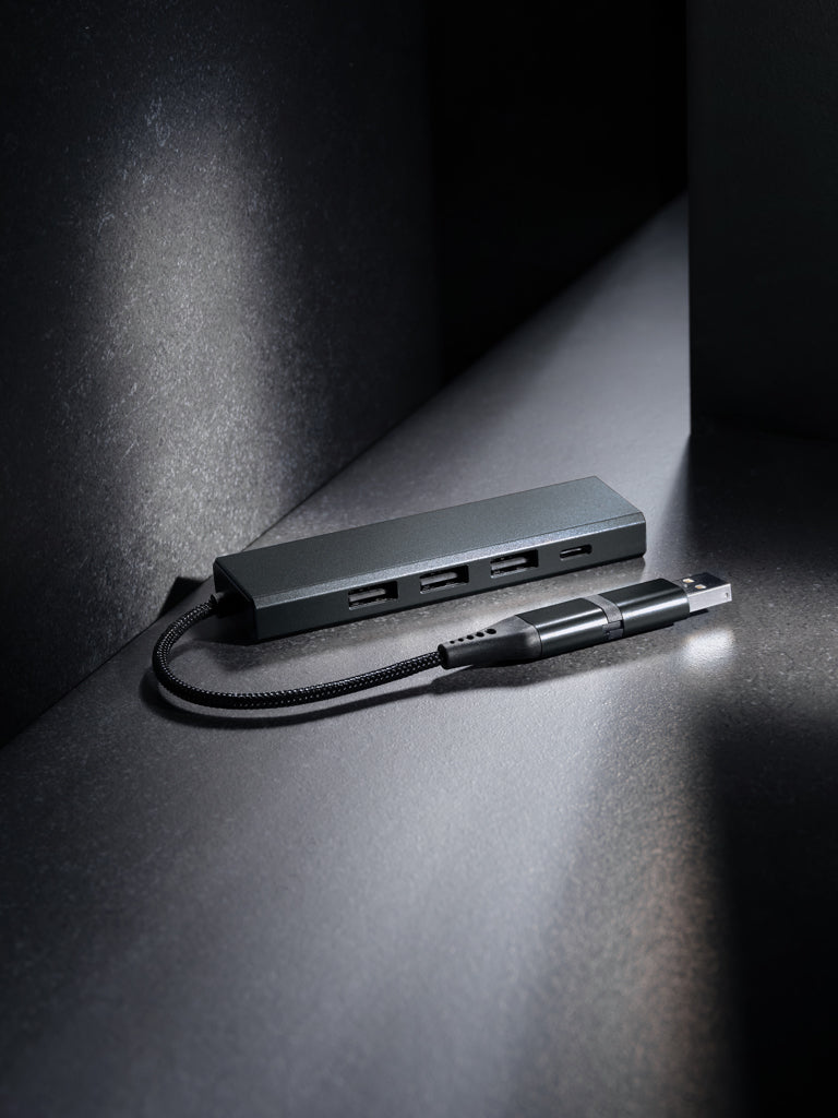 Terra RCS alumiininen USB-hub 3 portilla-8