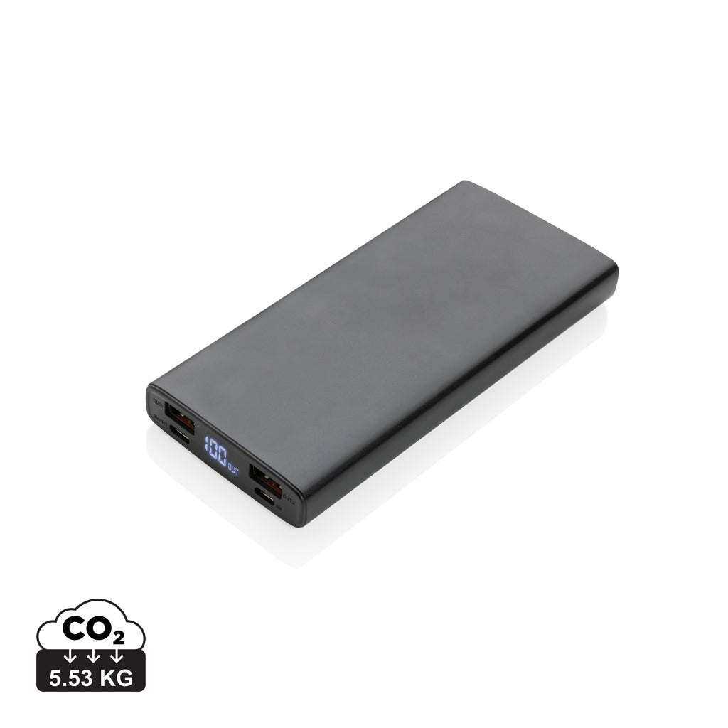 Alumiininen 18W 10000mAh PD varavirtalähde-0