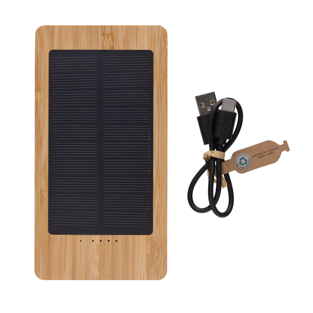 Sunwick 10.000 mAh bambuinen aurinkovoimapankki-4