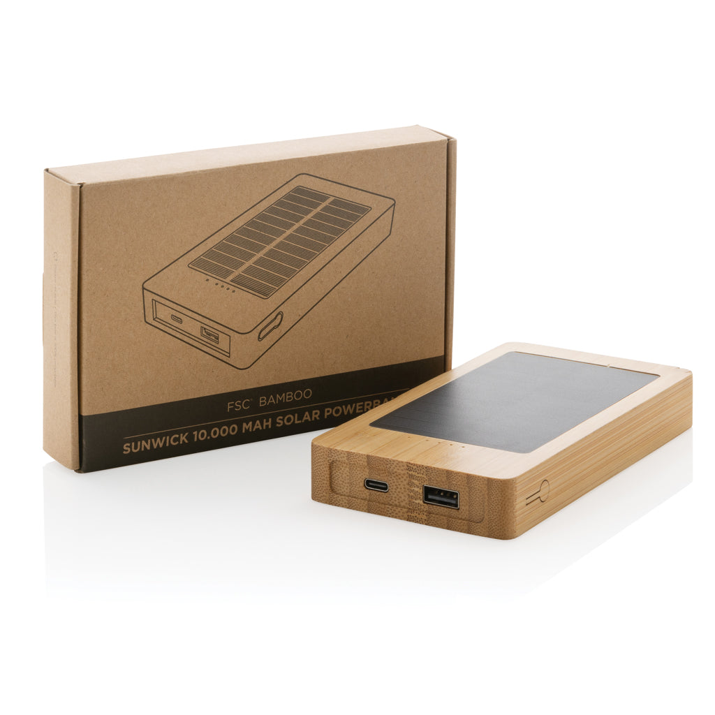 Sunwick 10.000 mAh bambuinen aurinkovoimapankki-7