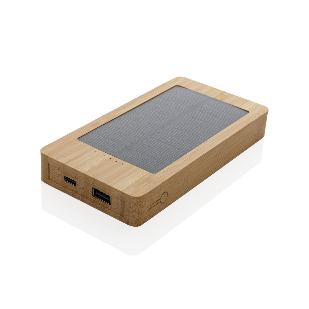 Sunwick 10.000 mAh bambuinen aurinkovoimapankki-0
