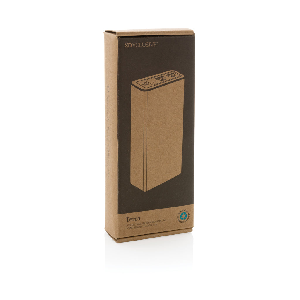 Terra RCS alumiininen 20w 20000mAh varavirtalähde-7