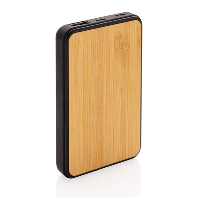 5 000 mAh_n bambuinen taskuvaravirtalähde