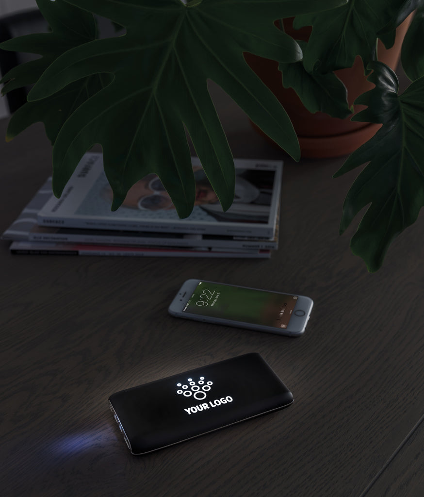 Light up logo 8000 mAh langaton varavirtalähde-9