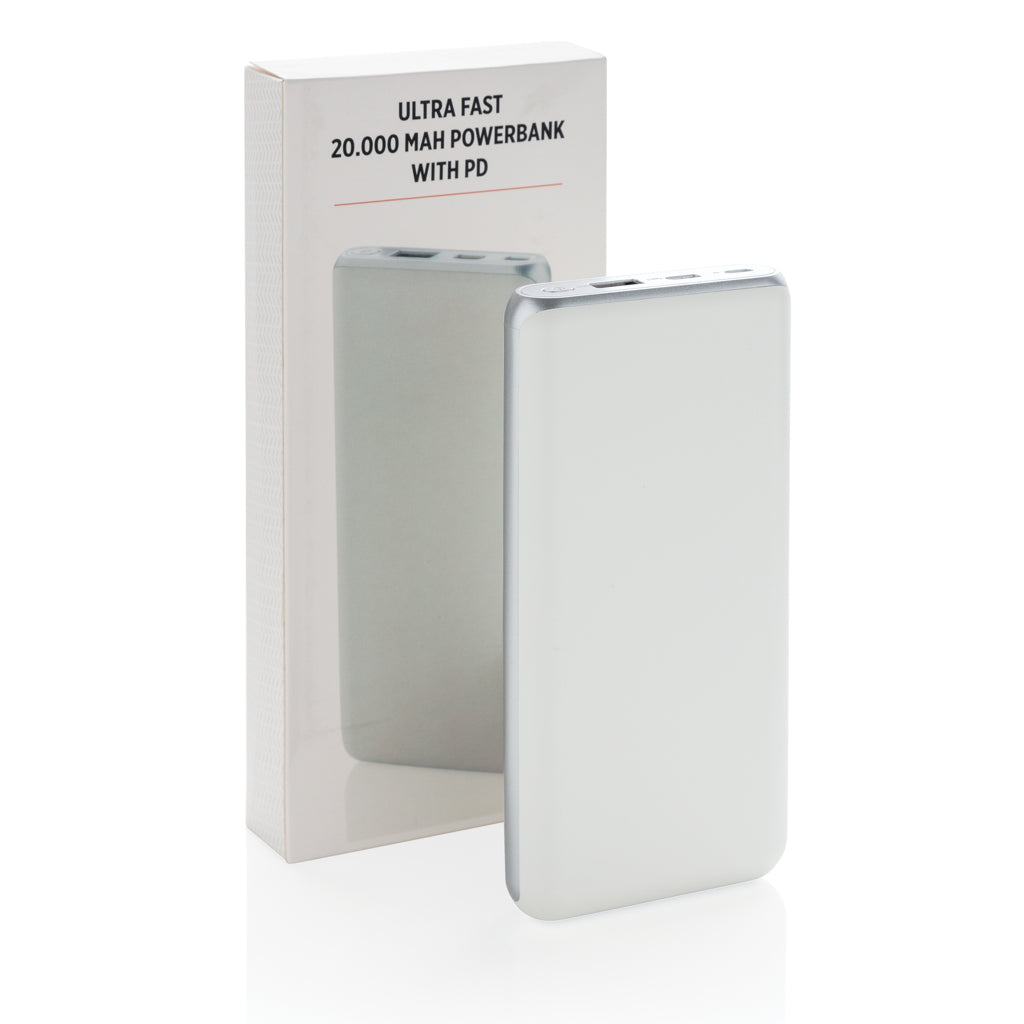 Huippunopea 20 000 mAh_n varavirtalähde, PD-7
