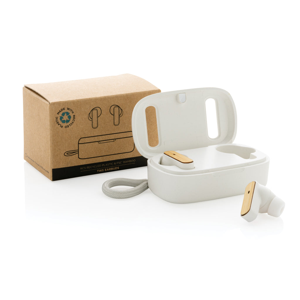 RCS TWS  bambuiset kuulokkeet kierrätetystä muovista-16