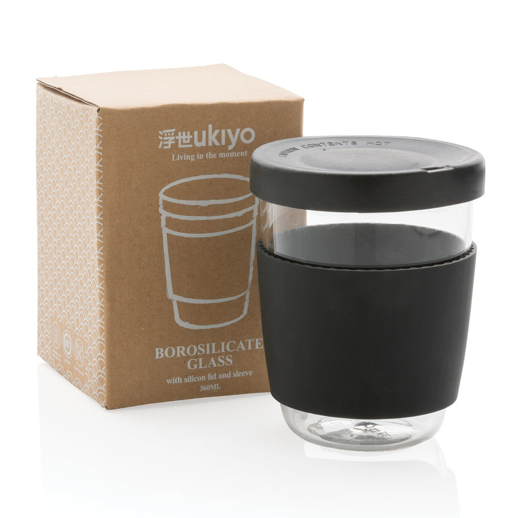 Ukiyo borosilikaattilasinen lasi silikonikannella-5