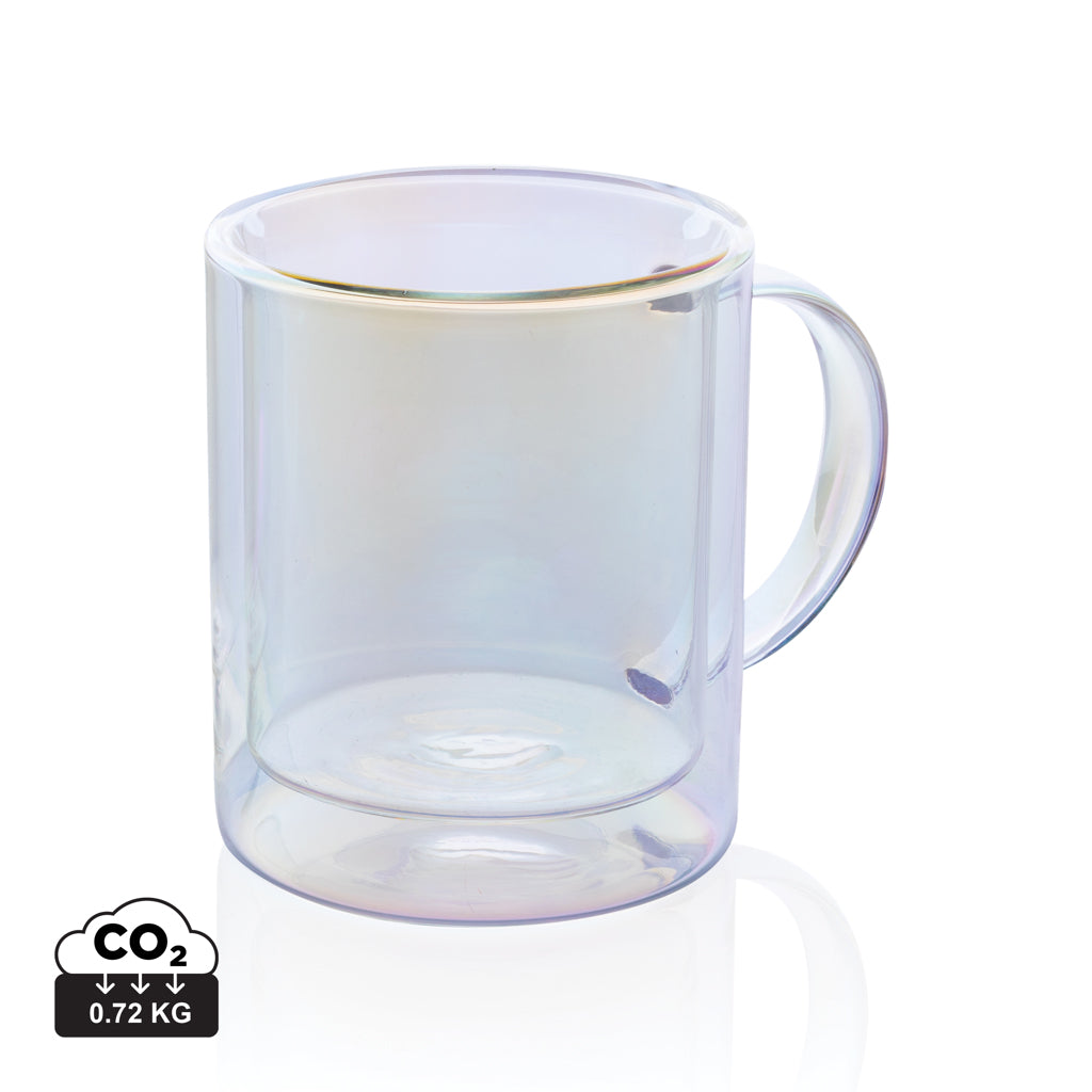 Deluxe kaksoisseinäinen galvanoitu lasimuki-0