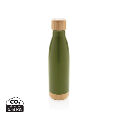 Pullo bambukannella ja -pohjalla ruostumattomasta teräksestä-29