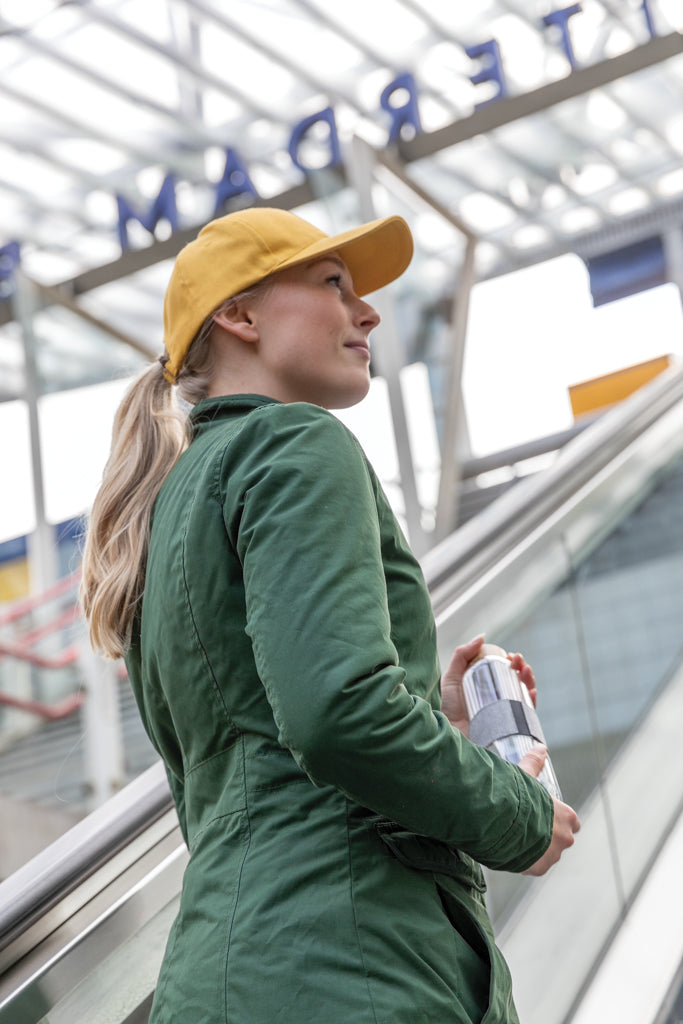 Impact 6-paneelinen lippalakki kierrätetystä puuvillasta-52