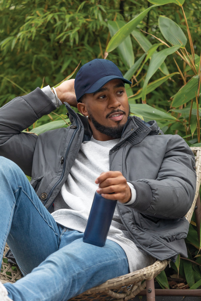 Impact 6-paneelinen lippalakki kierrätetystä puuvillasta-75