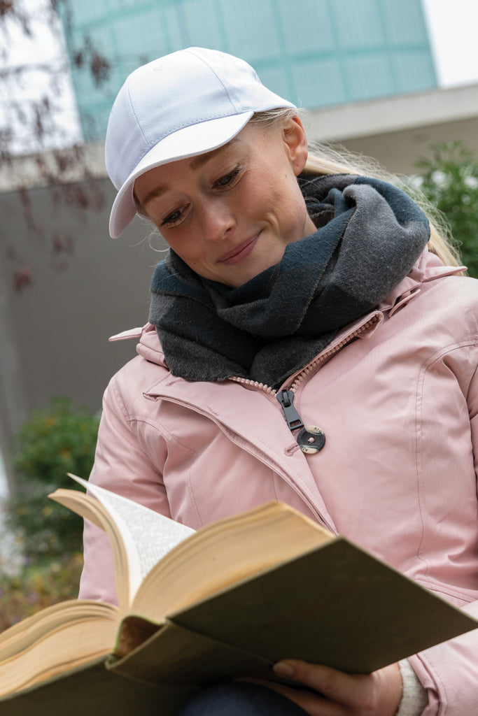 Impact 6-paneelinen lippalakki kierrätetystä puuvillasta-20